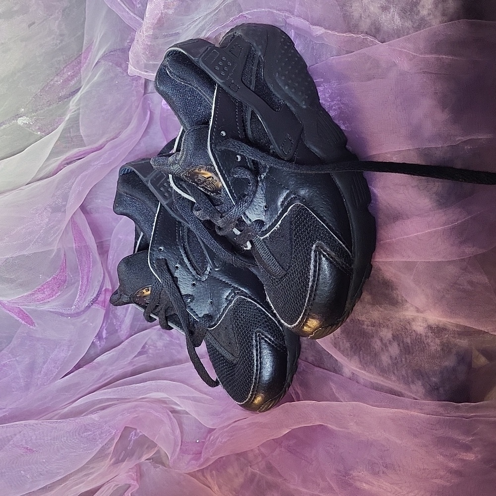 Nike, kids black sneakers , size 12C,